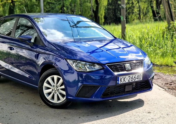 Seat Ibiza cena 42500 przebieg: 21000, rok produkcji 2018 z Kraków małe 667